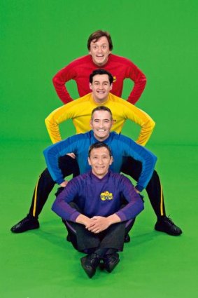 The former Wiggles: Only the blue Wiggle, Anthony Field, is in the current lineup.