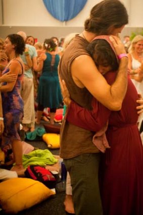 No end in sight &#8230; people celebrate ''a consciousness revolution'' at the Uplift festival at Byron Bay.