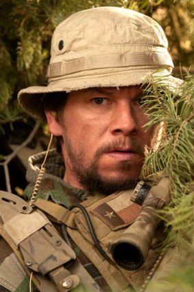 Mark Wahlberg as Marcus Luttrell in <em>Lone Survivor</em>.