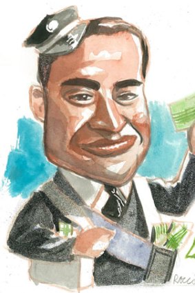 My cheque's in the mail ... Australia Post's Ahmed Fahour. <em>Illustration: Simon Letch</em>