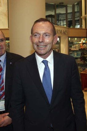 Compromising comments: Tony Abbott referred to the Greens as "economic fringe dwellers" during the election campaign.