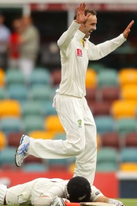 Record holder ... Nathan Lyon achieved the best overall display by an Australian off-spinner the venue has ever seen.