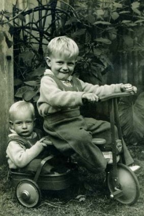 Christmas 1956, in the drivers seat is brother Brian Ernest Livingston and in the back Paul.