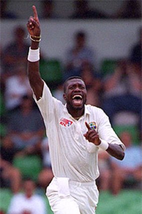 Curtly Ambrose struck fear into the WACA batsmen.