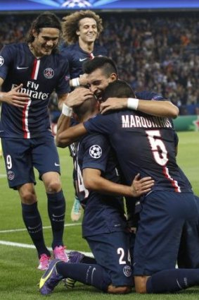 "We hit them when we had the ball and it was important that we'd be clinical": PSG coach Laurent Blanc.