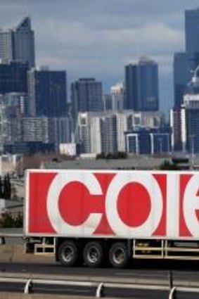 Coles has been accused of heavily fining suppliers for late or short deliveries.