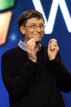 Philanthropist ... Bill Gates supports HIV research.