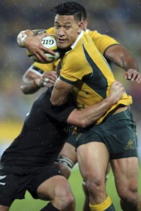 Israel Folau will be looking to break his try drought in Auckland.