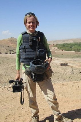 Sally Sara in Afghanistan.