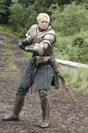 Gwendoline Christie as Brienne.