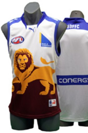 The Lions' new clash guernsey.
