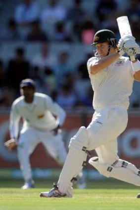 Frustrated: Shane Watson may call it a day with the ball but hold on to his bat.