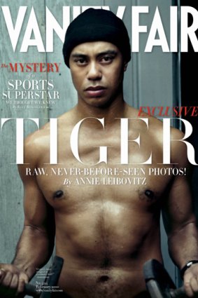 Tiger Woods strips for Vanity Fair photo shoot pic image