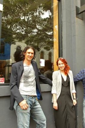Colin Fassnidge (left), Carla Jones (centre) and Joe Saleh (right).