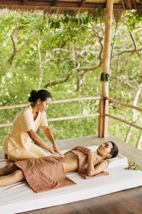 Rub down: Enjoy a Thai massage at the Kamalaya Wellness Sanctuary and Holistic Spa Resort, Koh Samui.