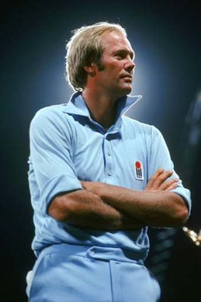 WSC World XI captain Tony Greig in 1979.
