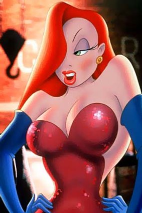 Jessica Rabbit in <i>Who Framed Roger Rabbit</i>.