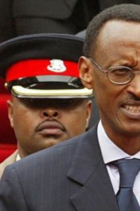 Accused: Rwandan President Paul Kagame.