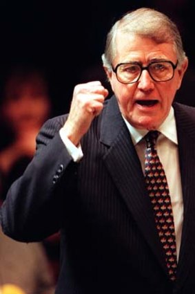 Former NSW Premier, Neville Wran.