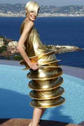 A creation from the Pierre Cardin 2009 collection.
