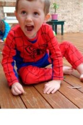 William Tyrell was last seen wearing his Spider-Man outfit.