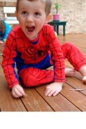 William Tyrell was last seen wearing his Spider-Man outfit.