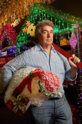 Peter "Grubby" Stubbs goes with a "bigger, better, louder, brighter" Christmas.