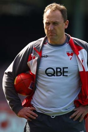 Swans coach John Longmire.