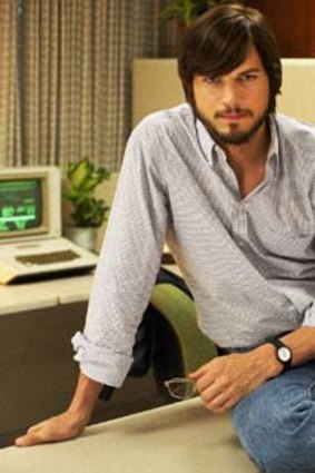 Ashton Kutcher as Steve Jobs.