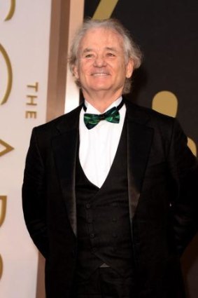 Bill Murray at the Oscars.