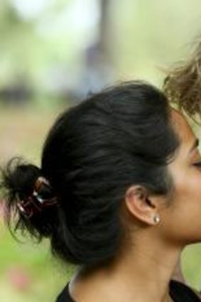 Shahana Goswami and David Wenham in <i>Force of Destiny</i>, the story of an artist who comes face to face with love and mortality at the same moment.