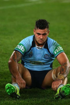 Youthful enthusiasm: NSW Blues youngster Andrew Fifita.