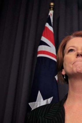 Stalemate ... Prime Minister Julia Gillard.