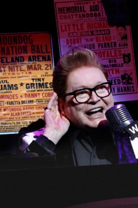 Bert Newton stars as DJ Vince Fontaine in the new production of <i>Grease</i>.