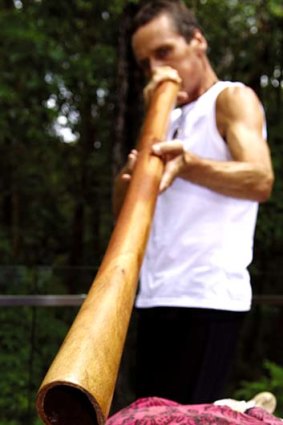 Healing power ... the didgeridoo.