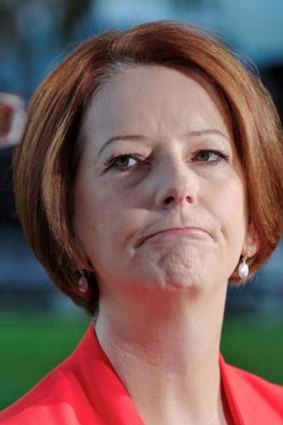 Primer Minister Julia Gillard faced travel delays when her plane broke down yesterday.