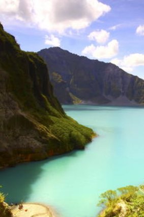 Mount Pinatubo's crater lake.