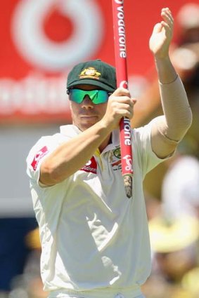 "It'll be a good thing for me and a test for myself to get back to the habit of leaving good balls on good line and length" ... Australia's David Warner.