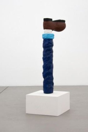 Stepping out: Ronnie van Hout's <i>Extra Leg</i> at Station Gallery.