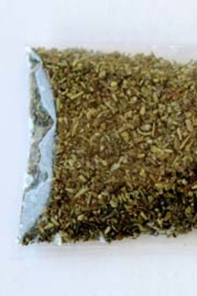 A packet of synthetic THC.