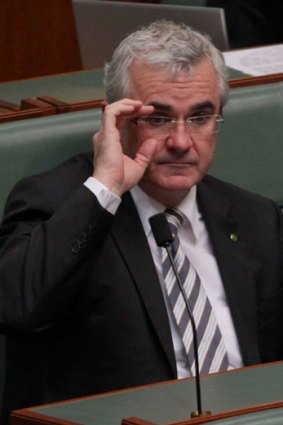 Andrew Wilkie said he doesn't want the mining tax to be a 'big problem' between him and the government.