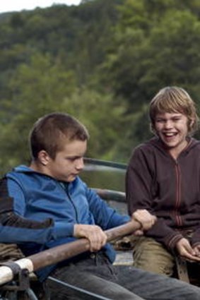 Coming of age &#8230; brothers and friend Seth ( Martin Nissen), Zak (Zacharie Chasseriaud) and Danny (Paul Bartel).