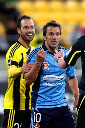 Frustrating ... Sydney and Alessandro del Piero will be seeking a win after losing to the Phoenix.
