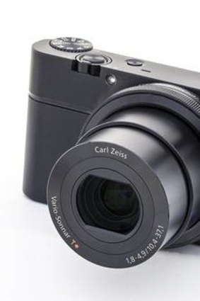 Sony DSC RX100 compact camera.