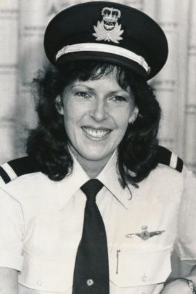 Deborah Lawrie, who became Ansett's first woman pilot with the support of then Premier Dick Hamer.