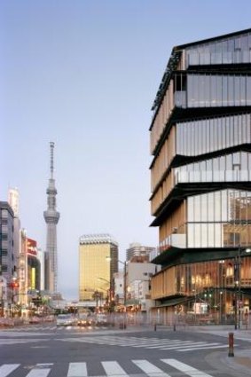 Asakusa Tourist Information Centre in Tokyo, designed by Kengo Kuma and Associates.