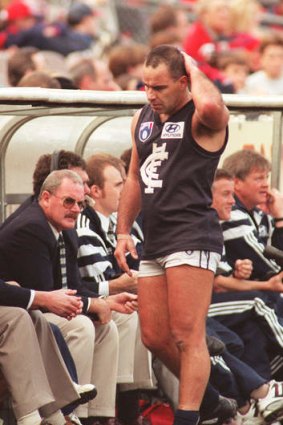 Head knocks: Carlton legend Greg Williams is concerned about the effect of concussions.