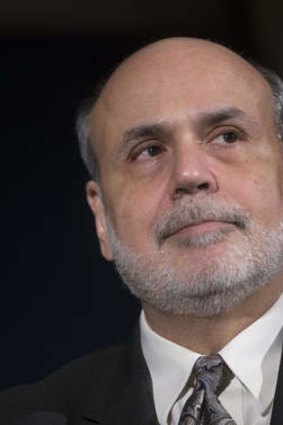 Outgoing chairman of the U.S. Federal Reserve, Ben Bernanke.