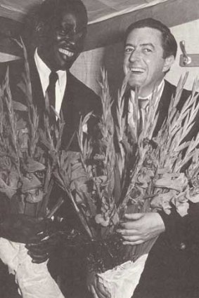 Bell with Big Bill Broonzy in 1951.