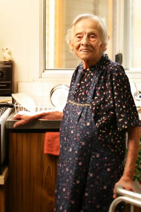 Theodora Tsantefski, 100,  was born around Christmas Day in a remote farming village in Macedonia.